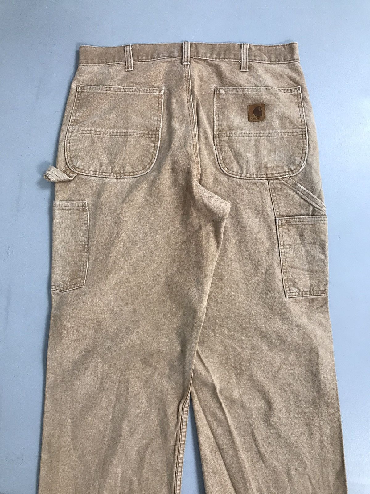 Carhartt Vintage Carhartt B11 BRN carpenter workwear denim Size US 34 / EU 50 - 14 Thumbnail