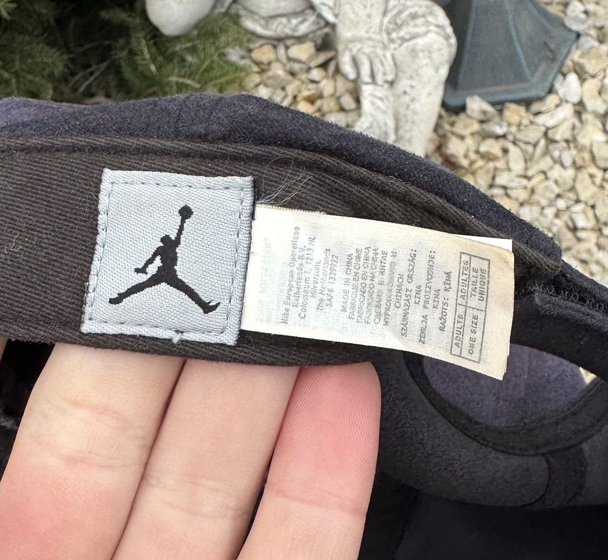 Other 1990s Vintage Jordan Big Logo Velour Cap Hat Size ONE SIZE - 7 Thumbnail
