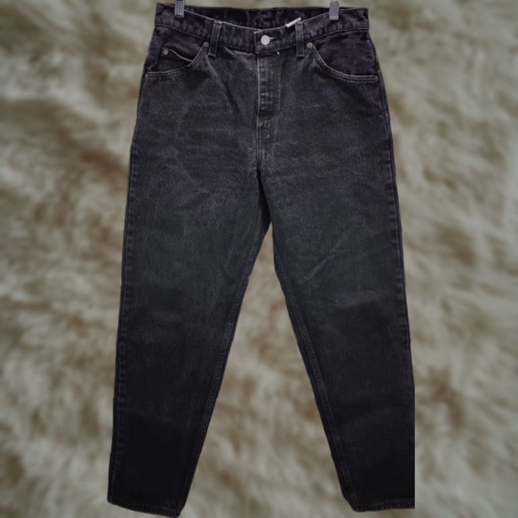 Levi's Vintage Levi's Women Black Jeans 13 XS? 13 Med Tapered Leg Relaxed USA Levi's? Size 34" / US 12 / IT 48 - 1 Thumbnail