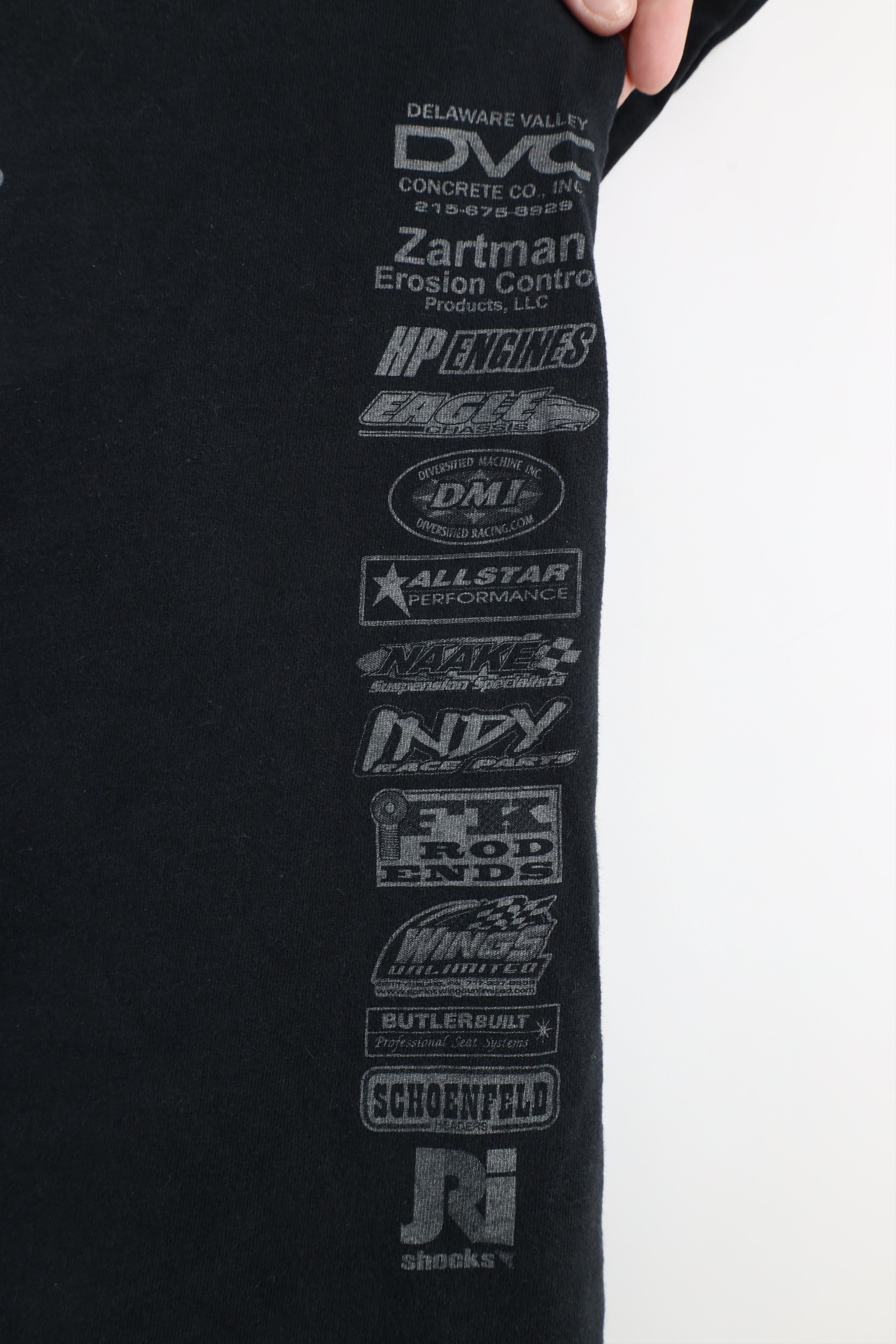 Vintage Vintage Y2K Paul McMahan Car Racing T-Shirt Black Cotton Size US M / EU 48-50 / 2 - 5 Thumbnail