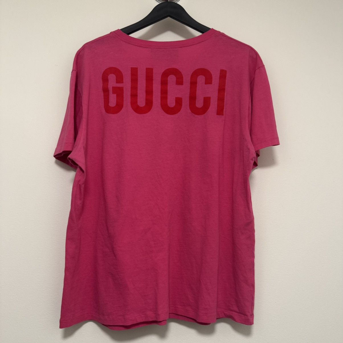 Gucci Gucci Manifesto Pink T-Shirt Sz Large Size US L / EU 52-54 / 3 - 2 Thumbnail