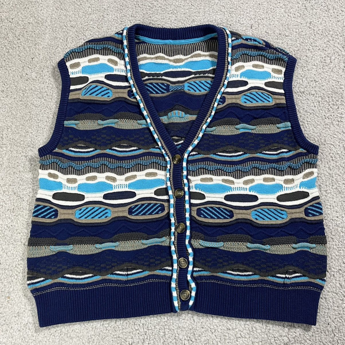 Coogi Vintage Sweater Vest Coogi Style 3D Knit | Grailed