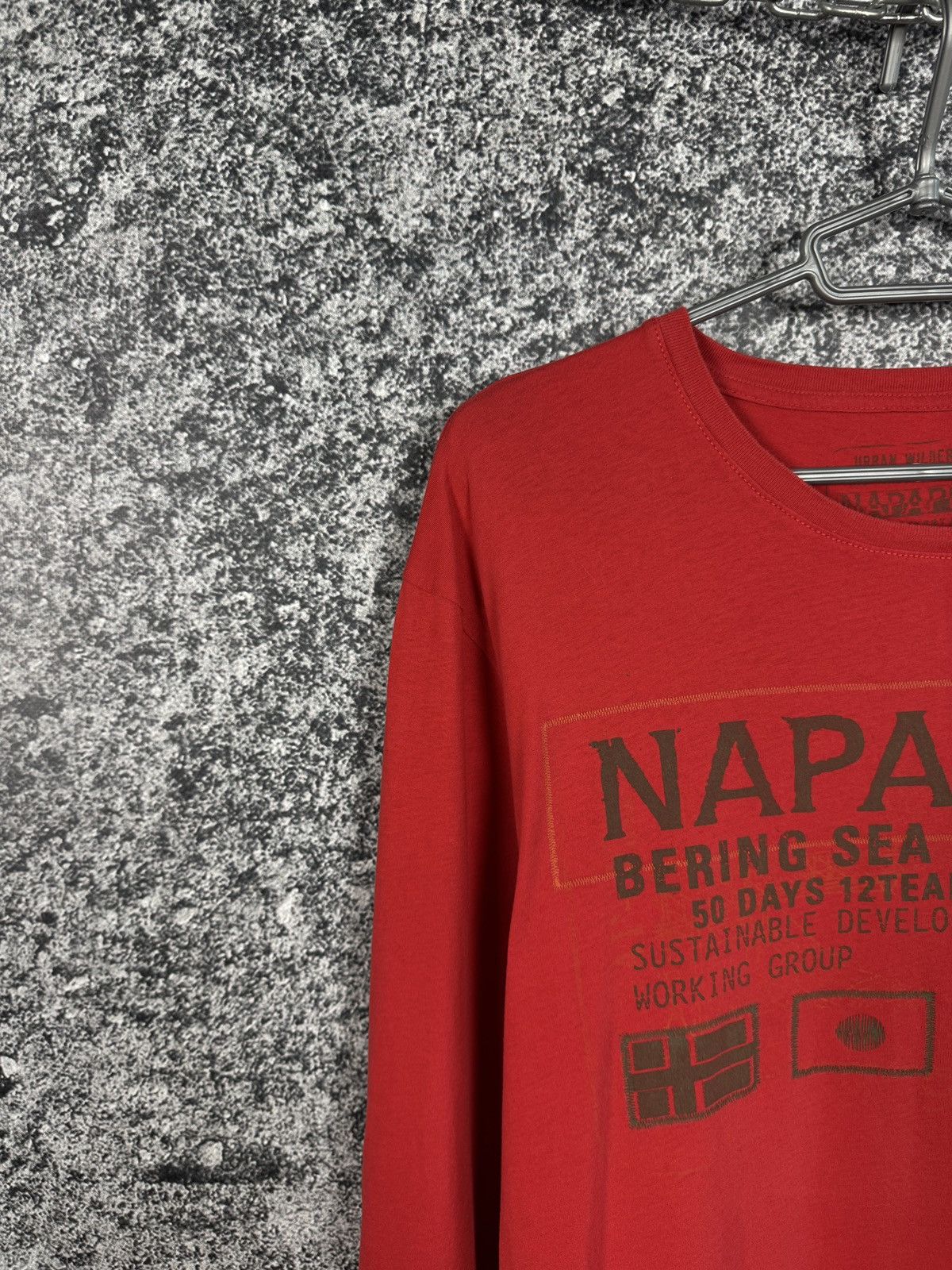 Napapijri Napapijri Long Sleeve T-Shirt Big Logo Outdoor Size XXL Size US XXL / EU 58 / 5 - 3 Thumbnail