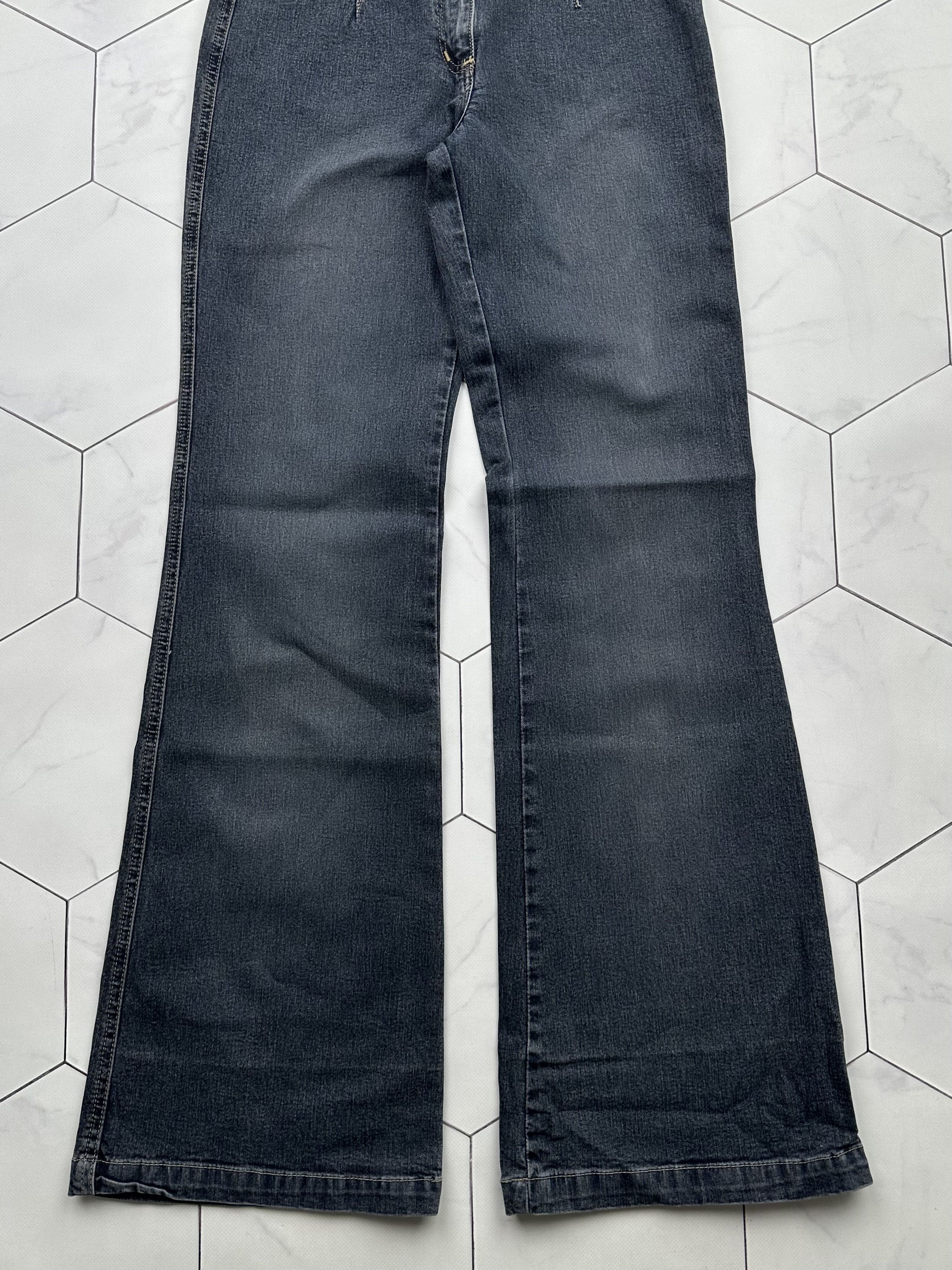 Japanese Brand Vintage Belt Flare Jeans E2 Size 25" / US 0 / IT 36 - 3 Thumbnail