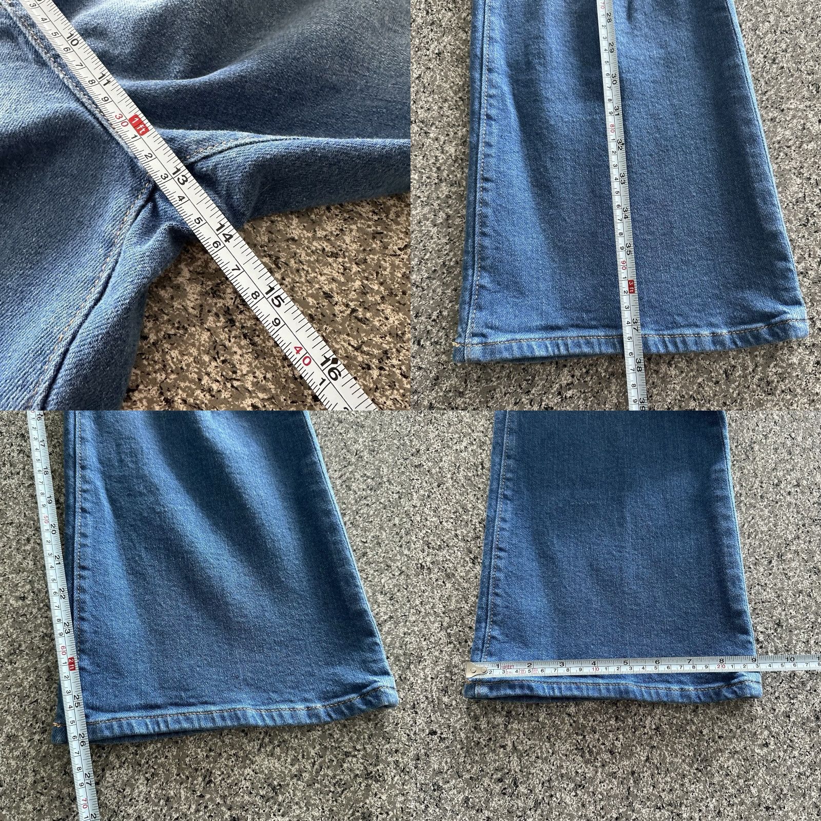 Ann Taylor Ann Taylor Loft Jeans Women’s 14 32x26 High Rise Crop Distressed Medium Jeans Size 24" / US 00 / IT 34 - 8 Thumbnail