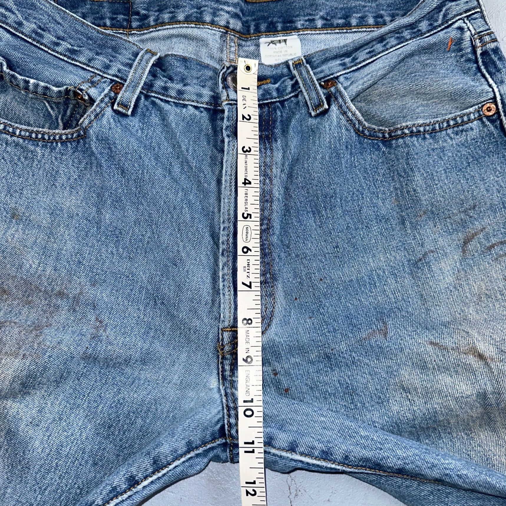 Levi's VINTAGE Levi's 501 Jeans 34x30 Men Blue 90s Straight Denim Cotton Regular Classic Mid Rise 34x30 Jeans Mens Levi'S 501 Series 90s Theme Comfort Size US 34 / EU 50 - 6 Thumbnail