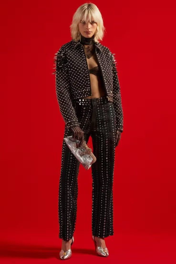 Gucci Gucci Vault Dickies FW2022 Heavy Embellished 874 Work Pants Size US 28 / EU 44 - 13 Thumbnail