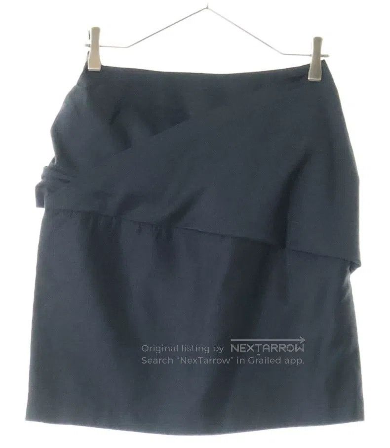 Comme des Garcons Comme Des Garcons size M Double-layered ribbed skirt, blac Size 23" - 2 Thumbnail