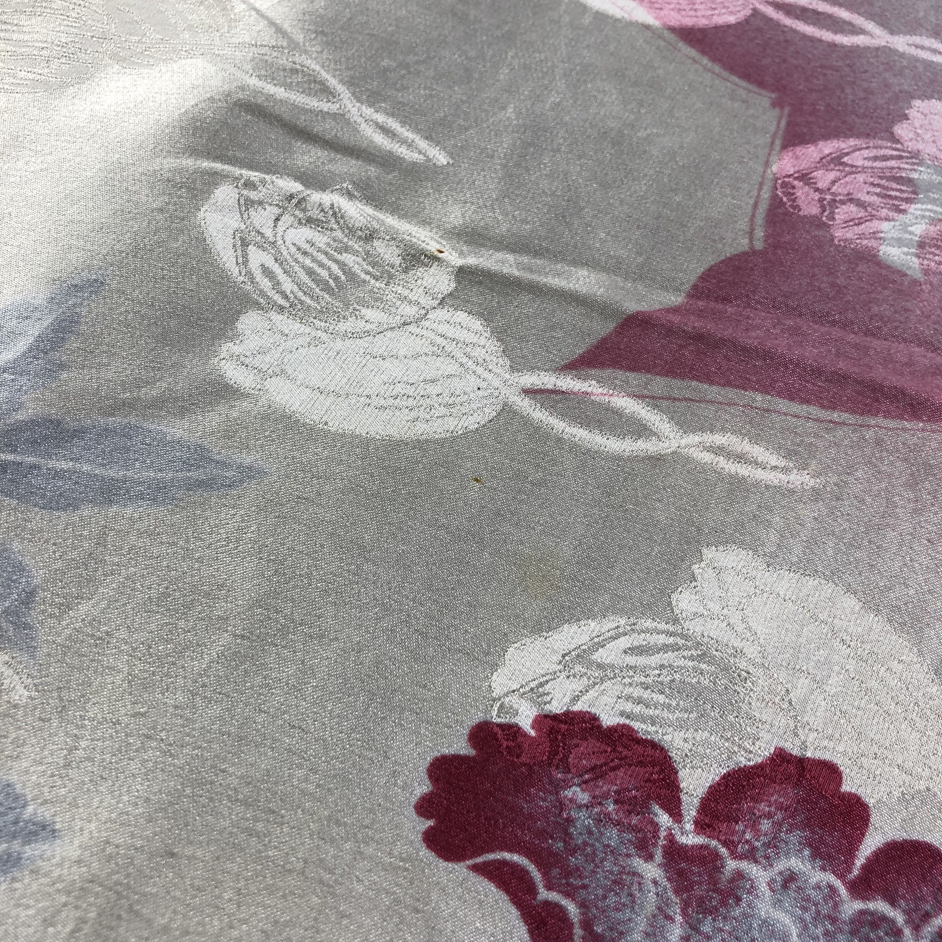 Vintage Vintage Chang Joh Floral Hand Rolled Silk Scarf M812 Size ONE SIZE - 8 Thumbnail