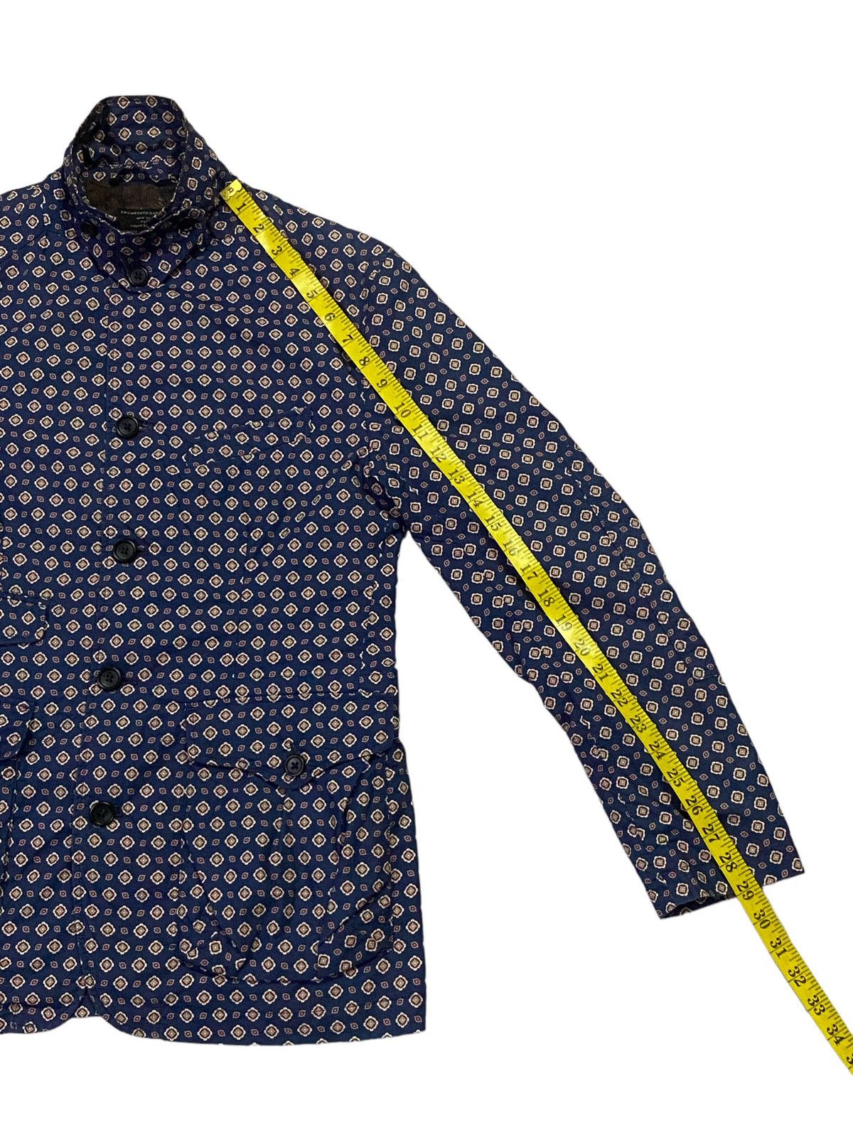 Engineered Garments Engineered Garments Navy Floral Multi-Pocket Jacket/Blazer Size S / US 4 / IT 40 - 8 Thumbnail