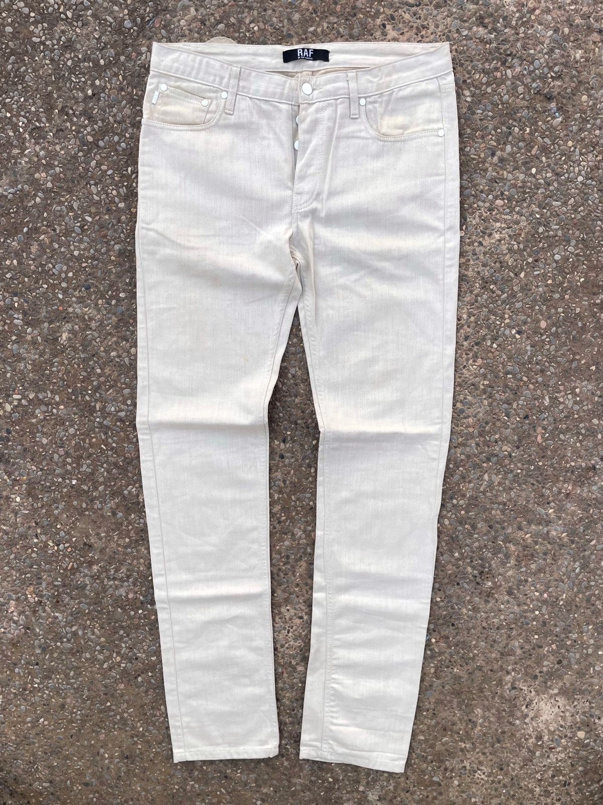 Raf Simons Raf by Raf Simons Off white color jeans Size US 33 - 4 Thumbnail
