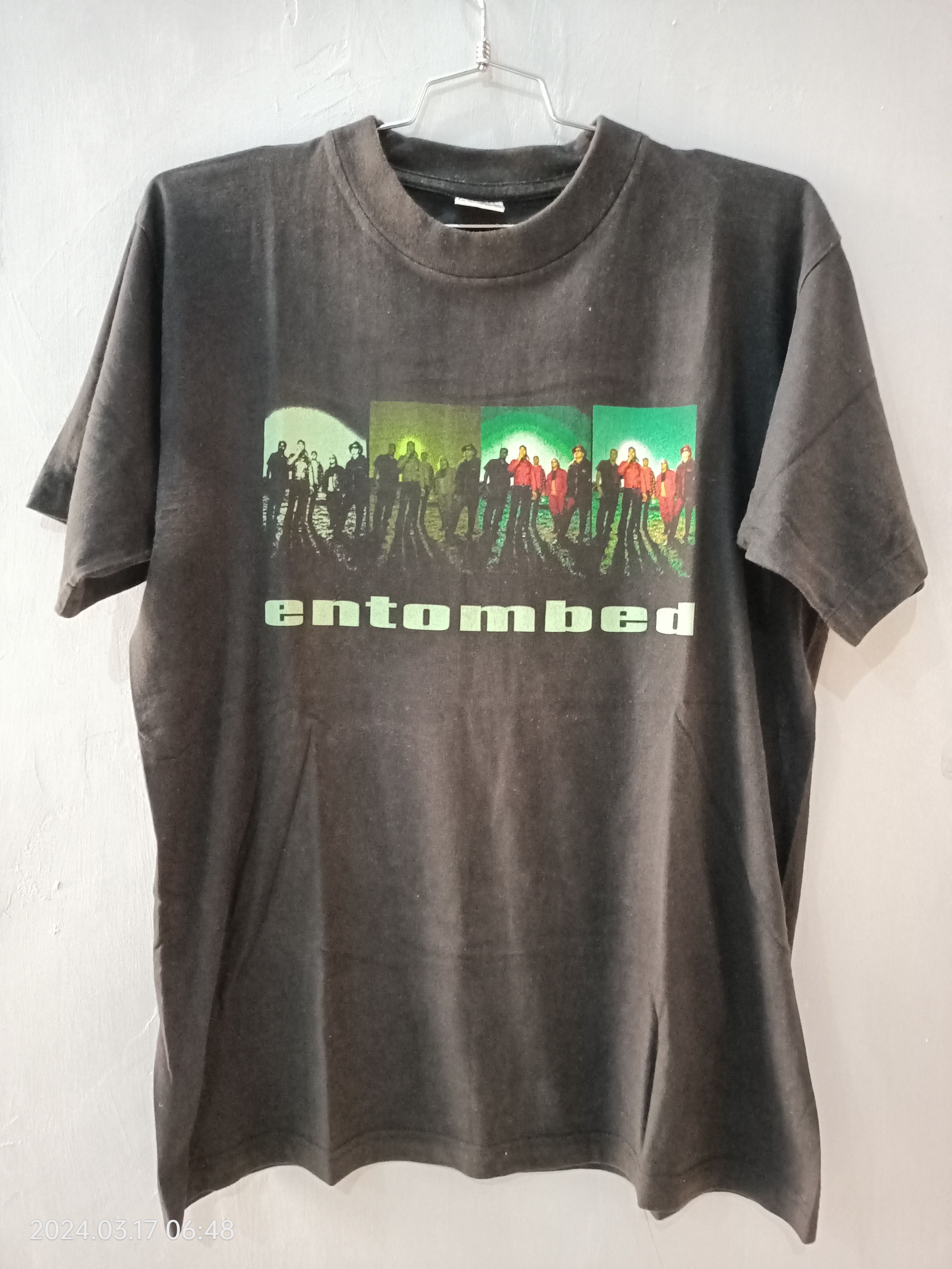 1999 Entombed Same Difference Earache Shirt rock 90s band 