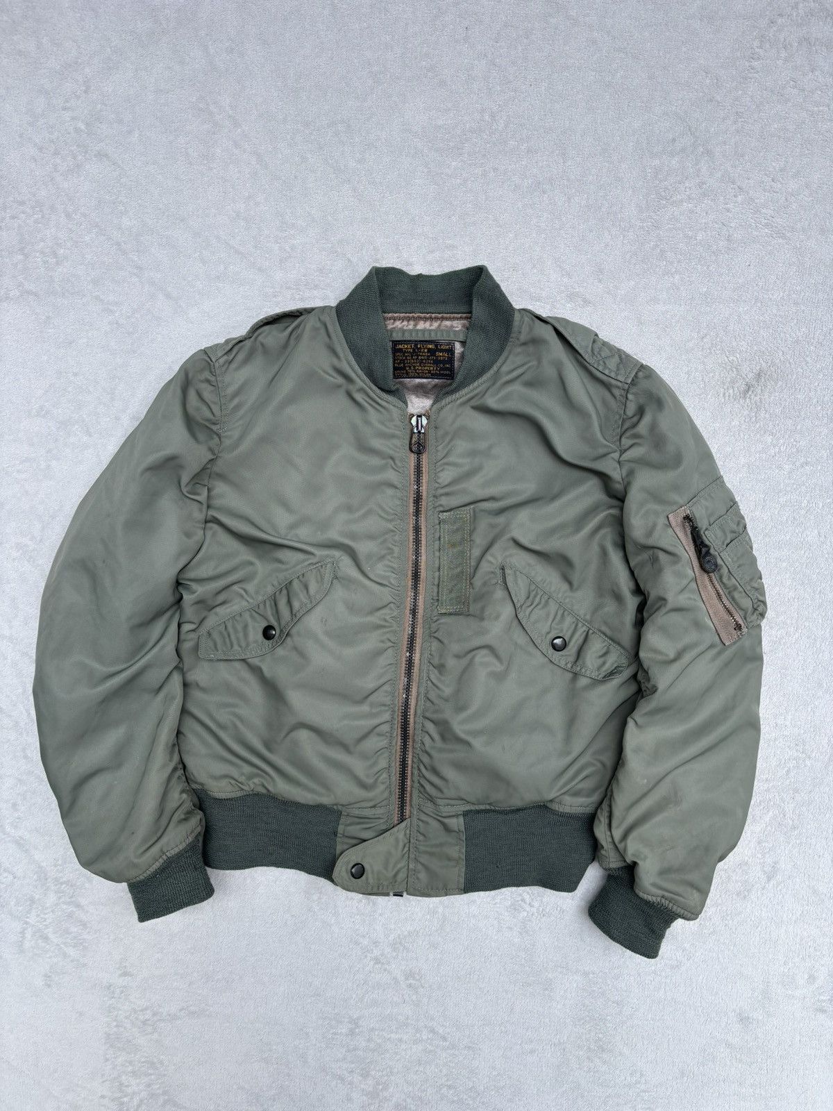 The Real McCoy's 1950s Blue Anchor Type L-2B by The Real Mccoys Bomber Jacket Size US S / EU 44-46 / 1 - 1 Thumbnail