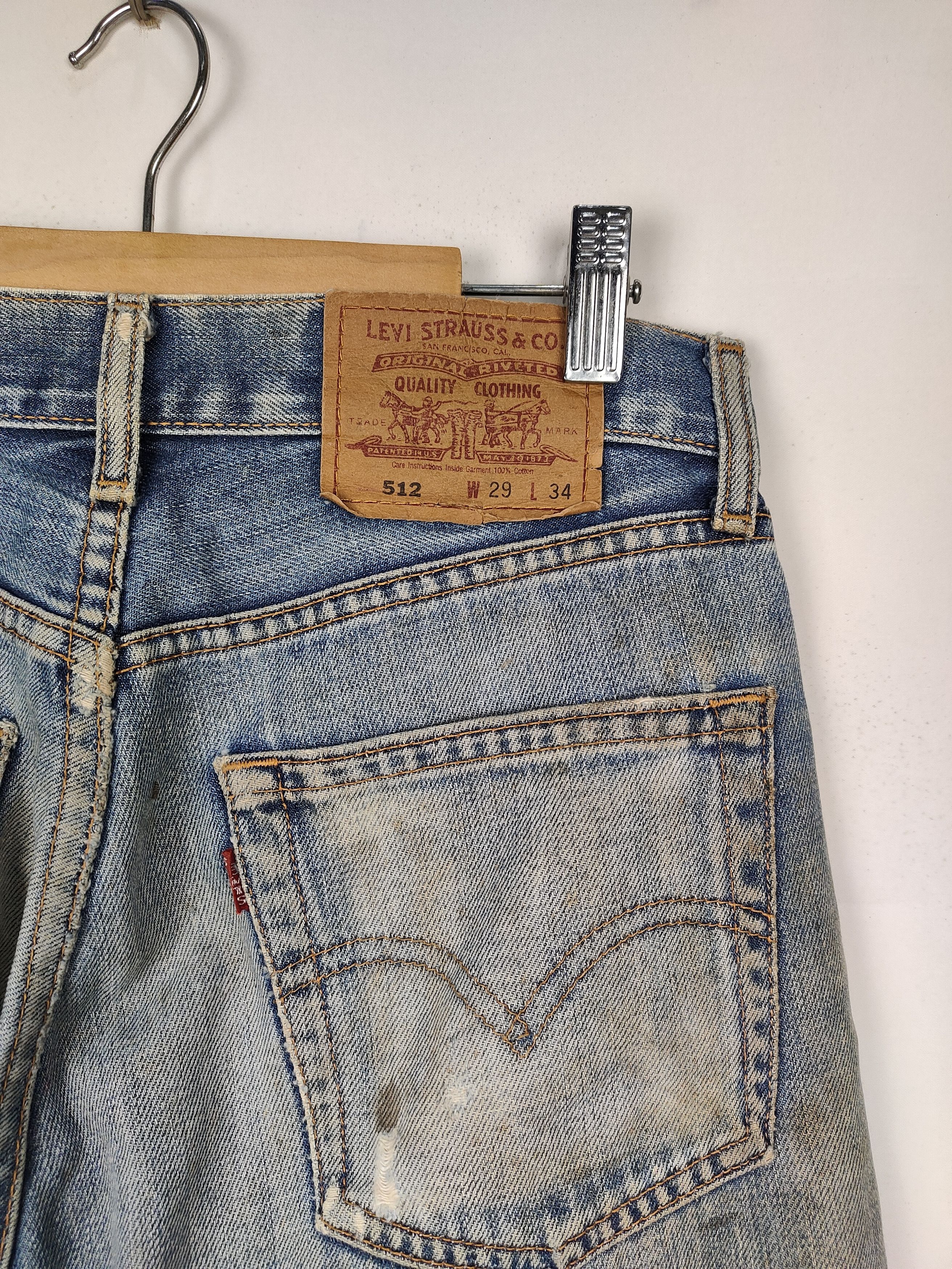 Levi's × Vintage Vintage Levi's 512 Custom Denim Pant Size US 28 / EU 44 - 5 Thumbnail