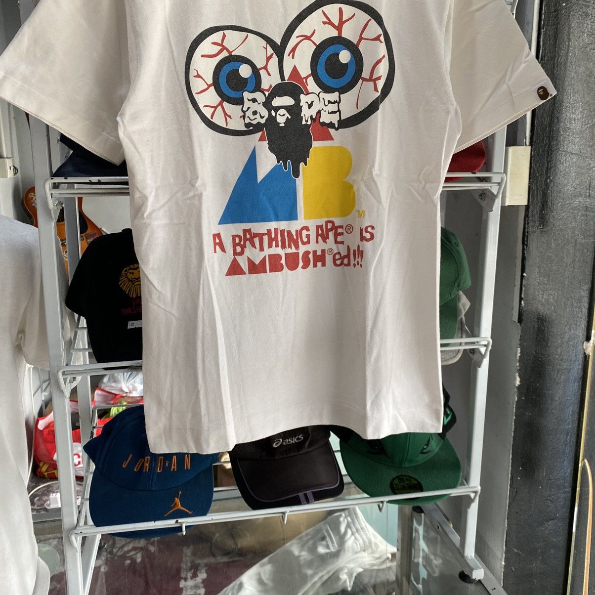 Ambush Design × Bape BAPE X Ambush 2010 Graphic Tee Shirt RARE White Size S Size US S / EU 44-46 / 1 - 4 Thumbnail