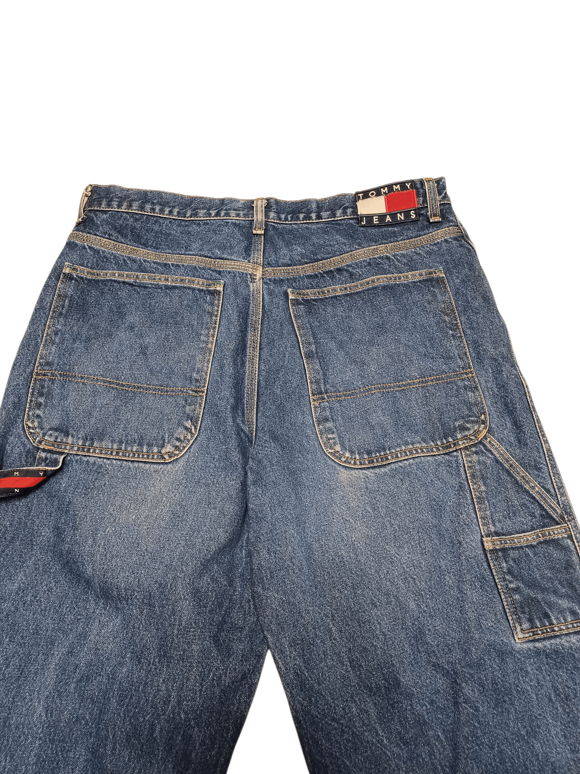 Tommy Hilfiger TOMMY HILFIGER VINTAGE CARPENTER CARGO JEANS DENIM Size US 36 / EU 52 - 2 Thumbnail