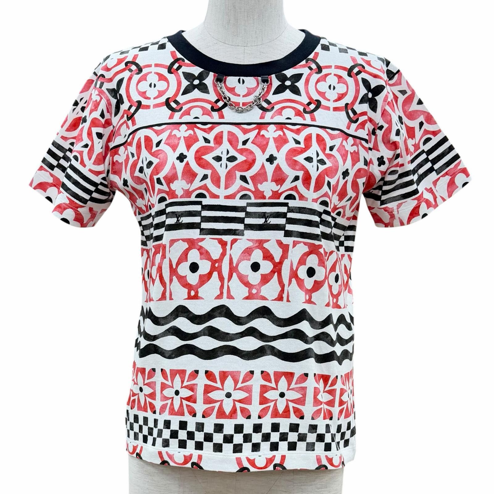Louis Vuitton Louis Vuitton Louis Vuitton Cotton T Shirt Textile T-Shirts DUTY FREE for USA Size ONE SIZE - 1 Thumbnail
