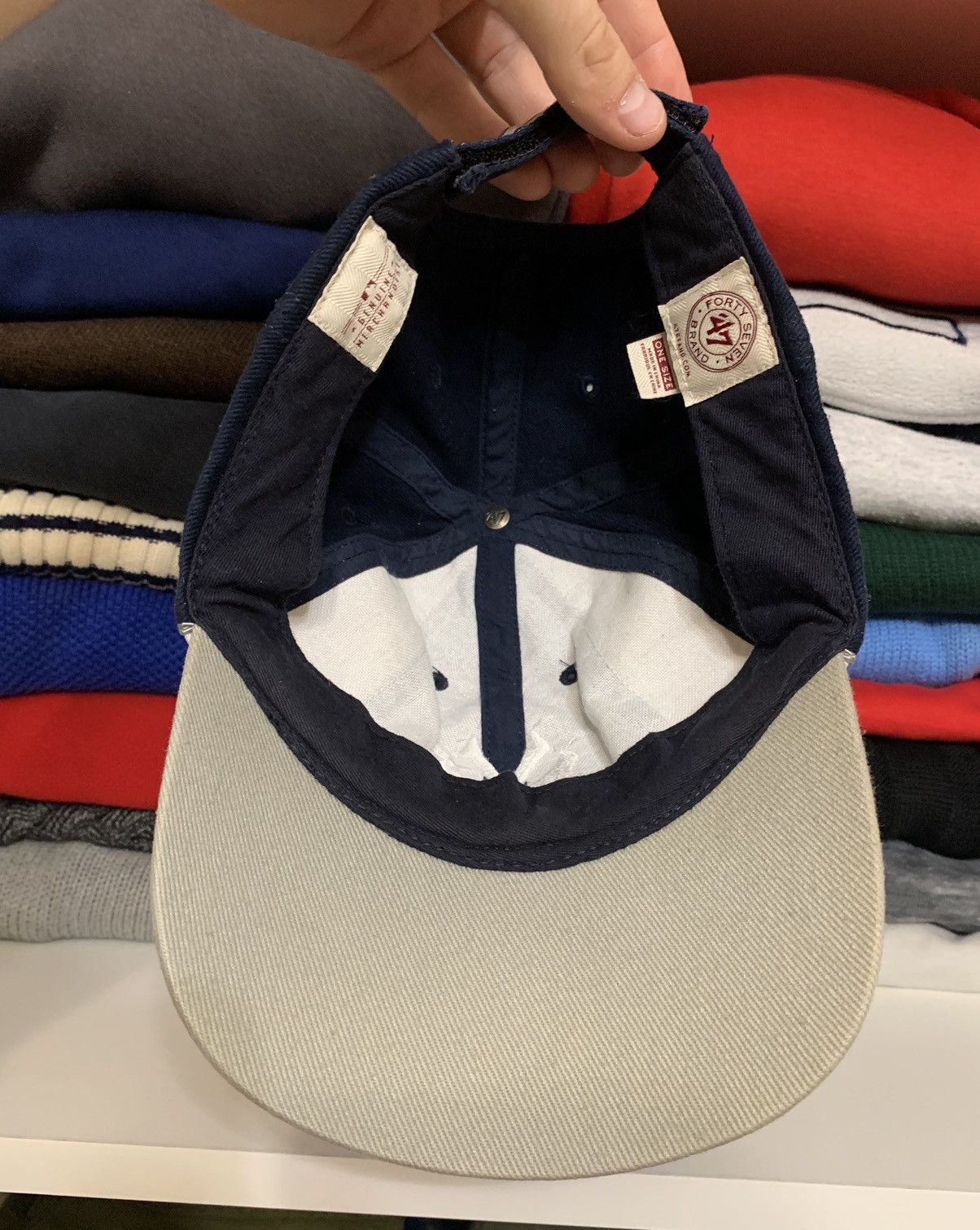 New York Yankees × Vintage Vintage New York Yankees Big Logo Cap Hat Size ONE SIZE - 19 Thumbnail