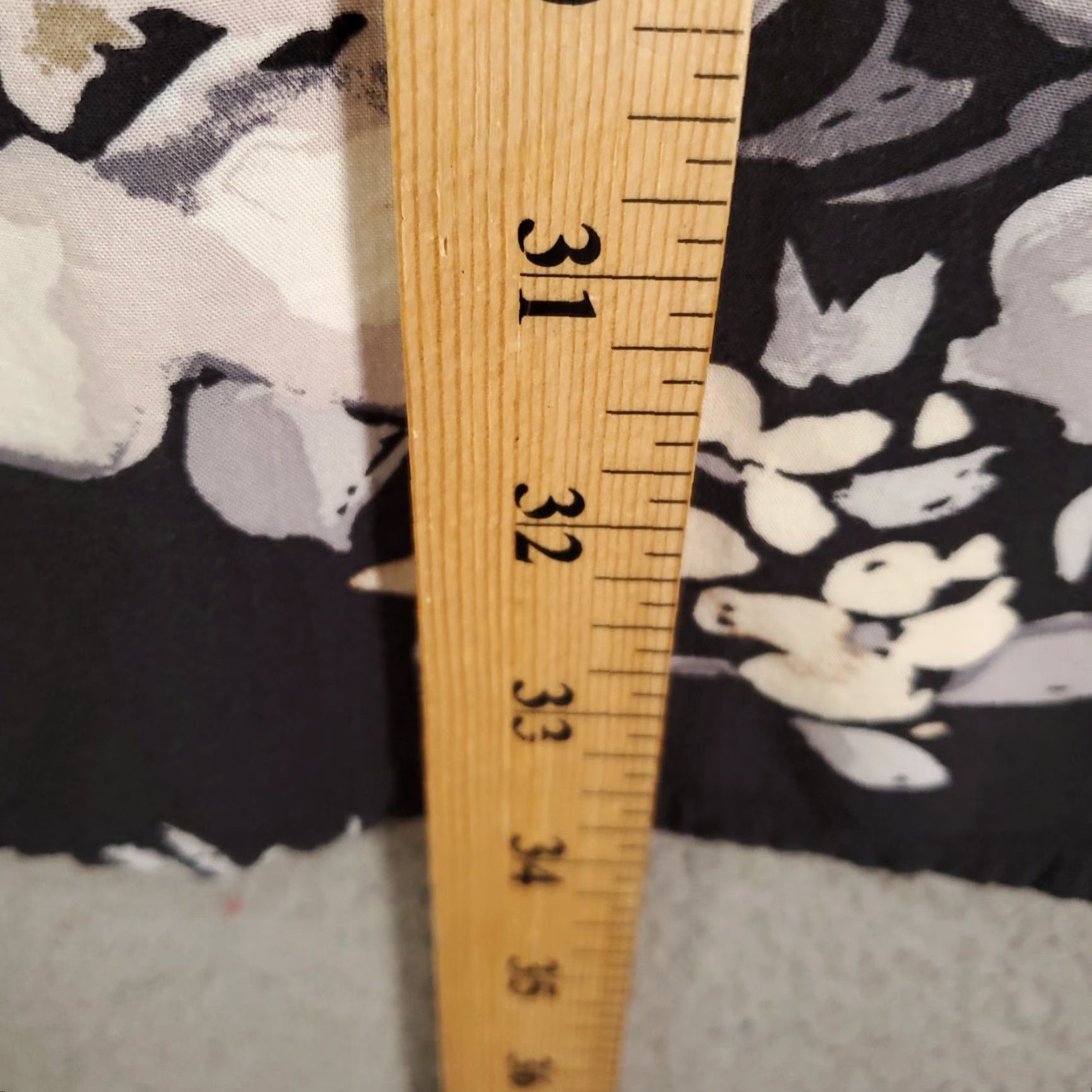 Old Navy Old Navy Tunic Womens 2XL Black White Floral Zip Back Mini Dress Dark XXL Size XXL / US 16-18 / IT 52-54 - 3 Thumbnail