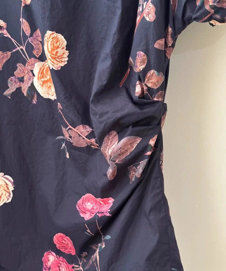 Dries Van Noten Dries Van Noten size:42 Deep Blue Garden series short-slee Size XS / US 0-2 / IT 36-38 - 4 Thumbnail
