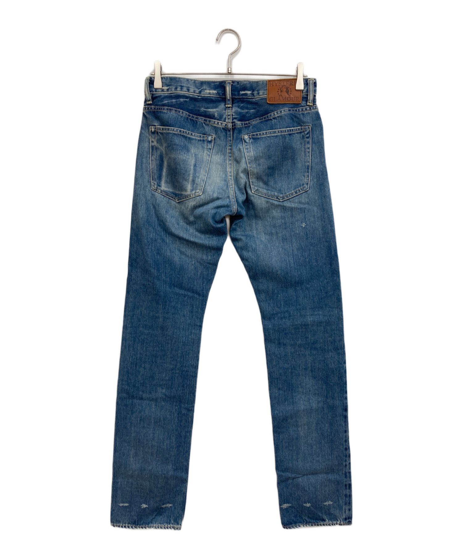 Hysteric Glamour Hysteric Glamour Printed/ Studded Denim Pants Indigo 29 Size US 31 - 2 Thumbnail