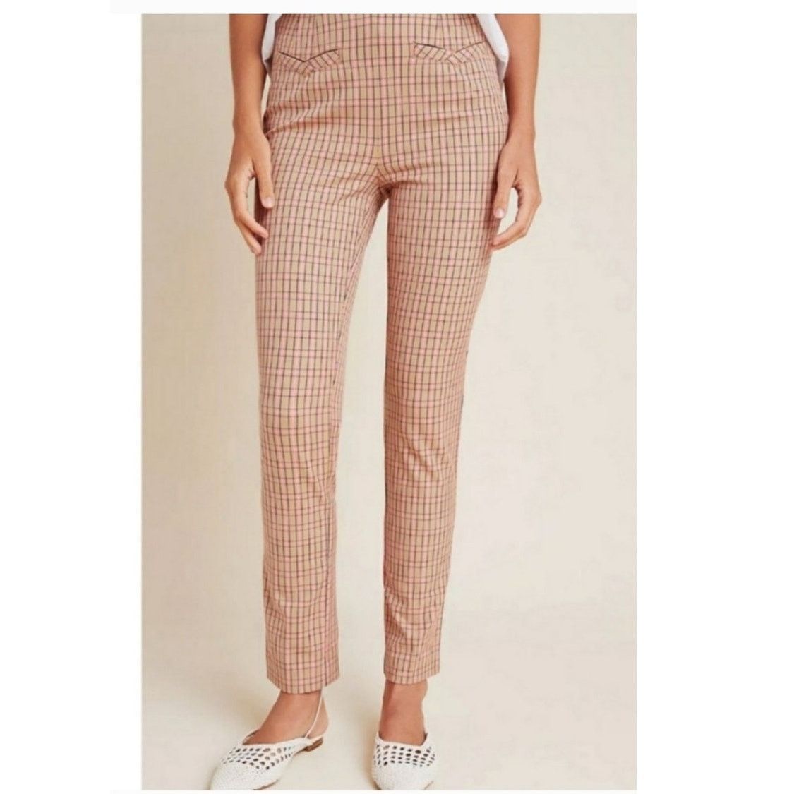 Anthropologie New Anthropologie The Essential Slim Trousers $98 Size 12 Size 34" / US 12 / IT 48 - 4 Thumbnail