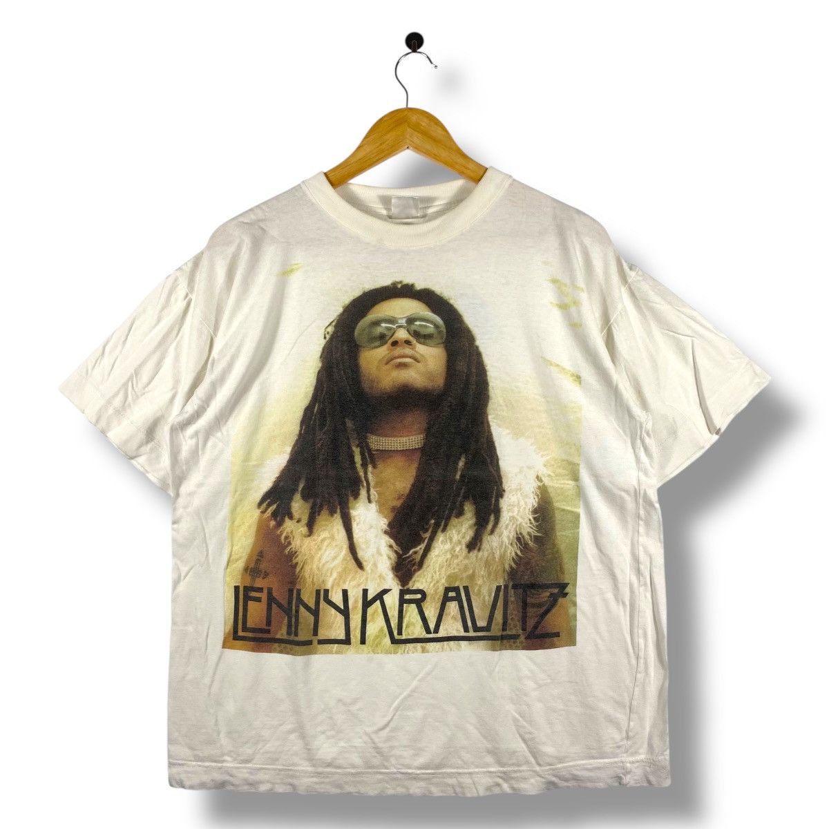 Band Tees Vintage 90's LENNY KRAVITZ Graphic Tee Shirt Large Size Size US L / EU 52-54 / 3 - 1 Thumbnail