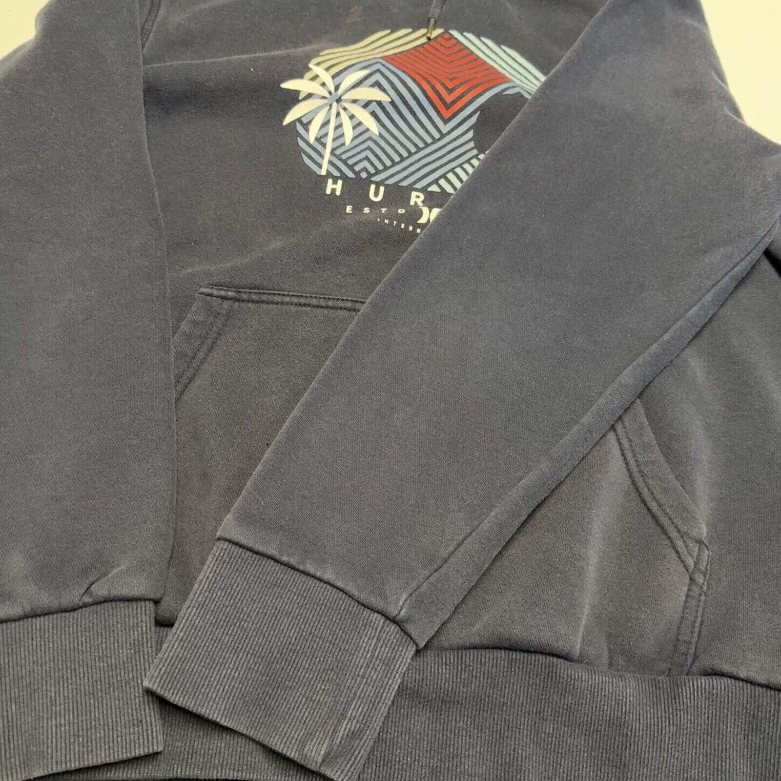 Hurley Hurley Hoodie Mens Large Blue Surf Skate Sweatshirt Size US L / EU 52-54 / 3 - 5 Thumbnail