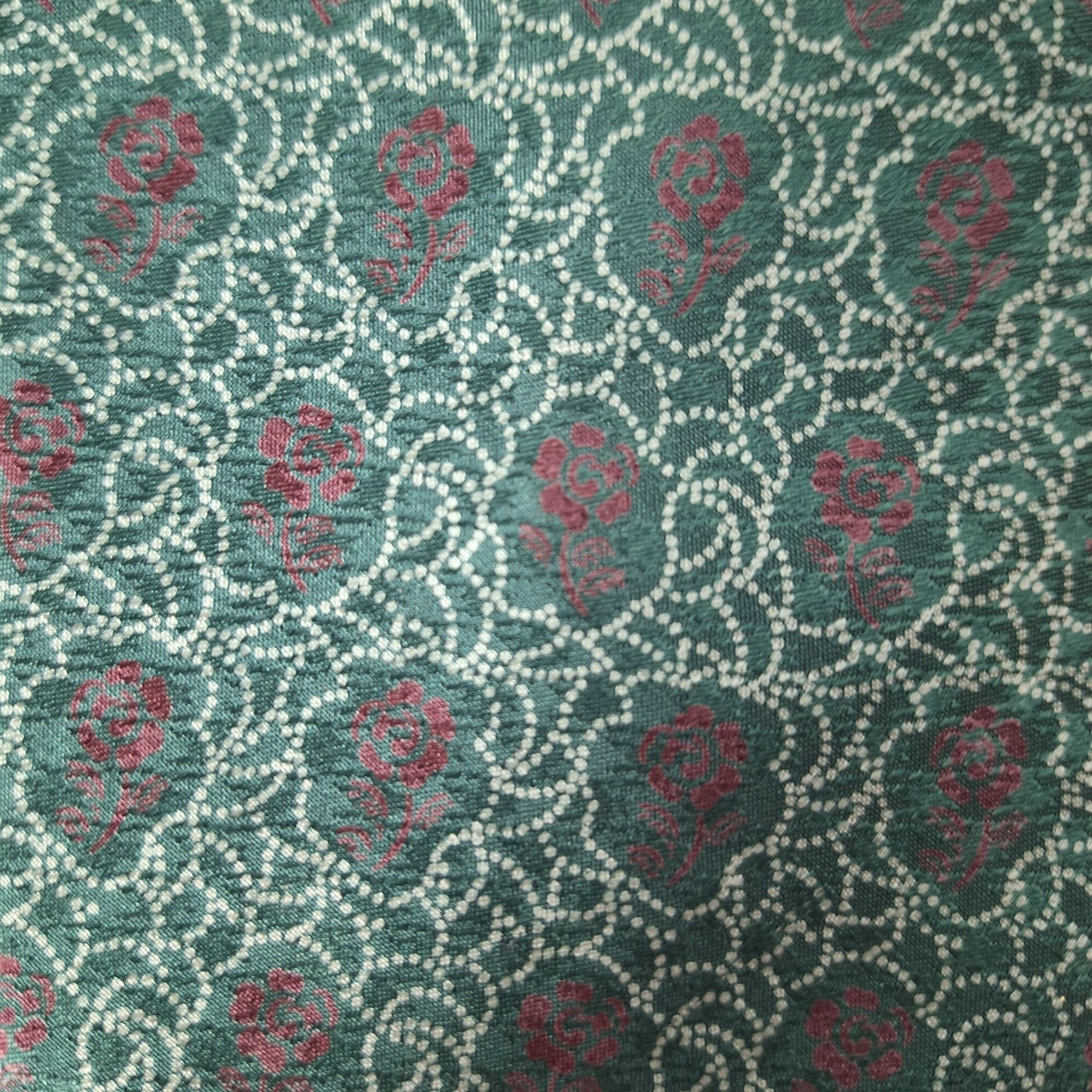 Valentino Vintage Valentino Cravatte Tie Silk Made in Italy Green Red Size ONE SIZE - 2 Thumbnail