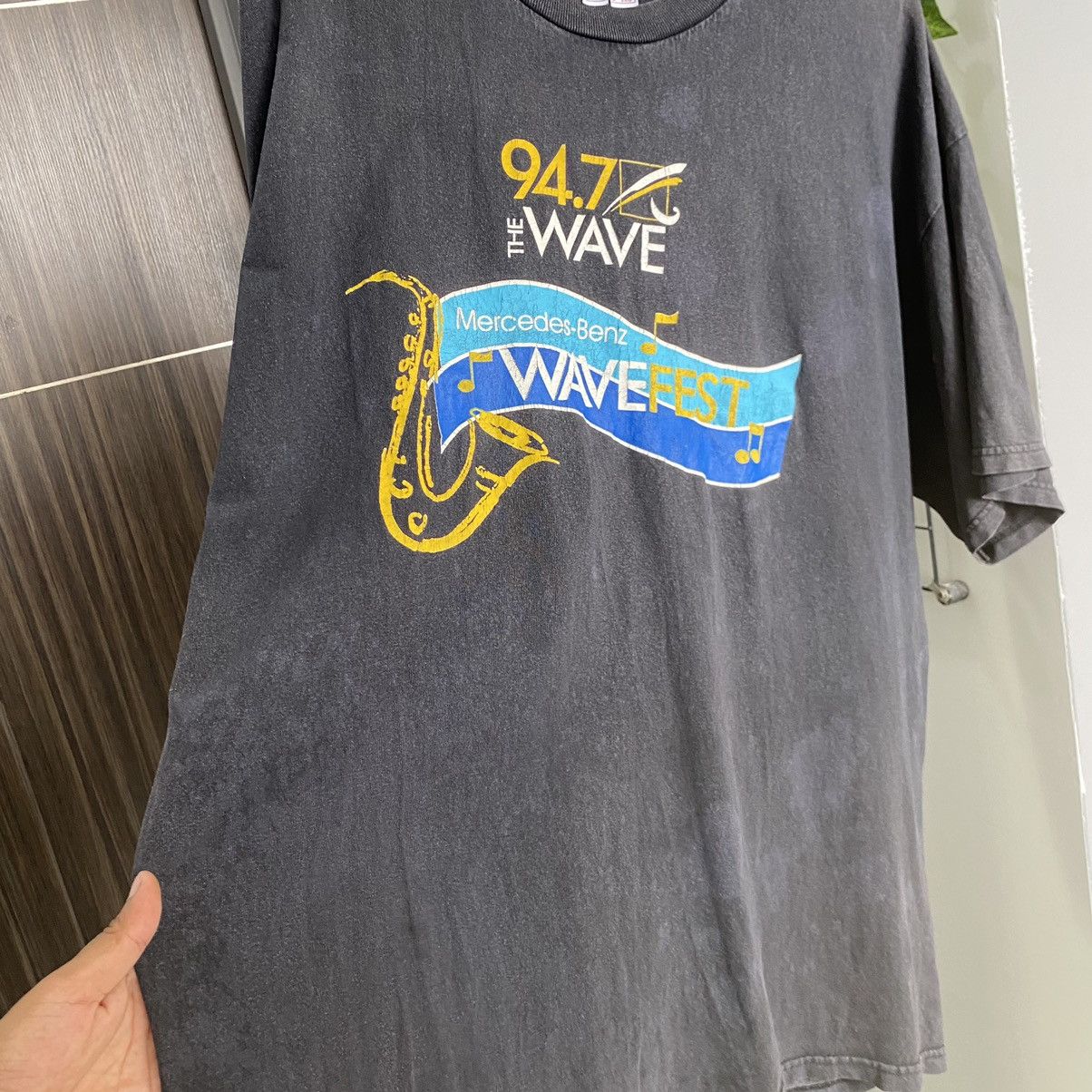 Band Tees Thrashed Faded Vintage Y2K The Wavefest ERD GRUNGE TEE Size US XXL / EU 58 / 5 - 10 Thumbnail