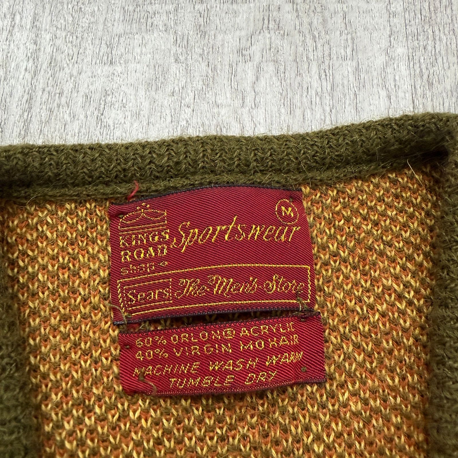 Vintage Vintage Sears Kings Road Sweater Vest Mens Medium 60s Mohair Size US M / EU 48-50 / 2 - 4 Thumbnail