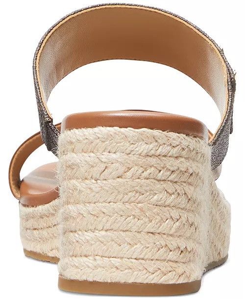 Michael Kors MICHAEL KORS Women's Jilly Espadrille Platform Wedge Sandals Size US 5.5 / IT 35.5 - 3 Thumbnail