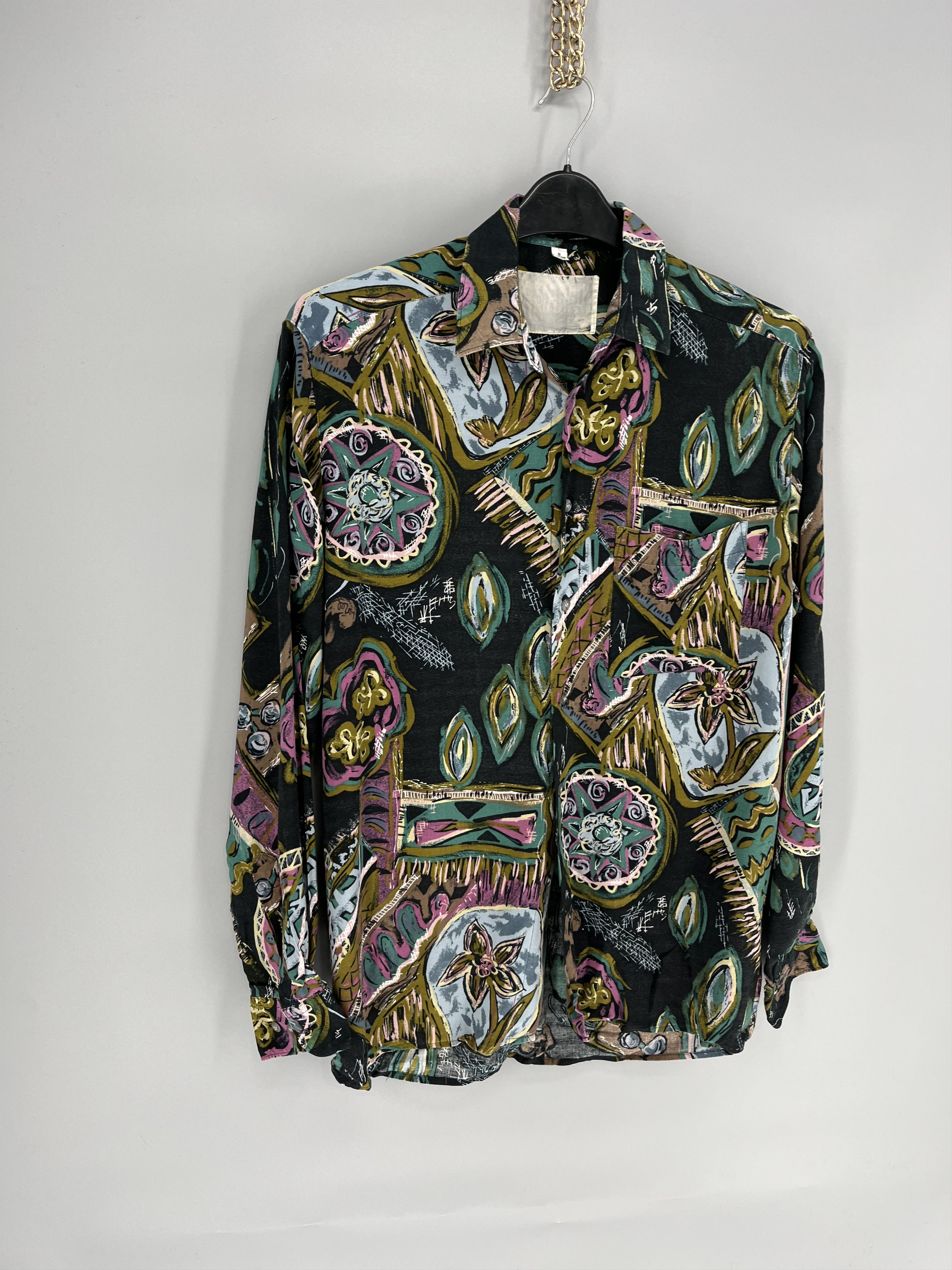 Vintage Vintage carmarque Art Streetwear Hawaiian Travis Scott styl Size US S / EU 44-46 / 1 - 2 Thumbnail
