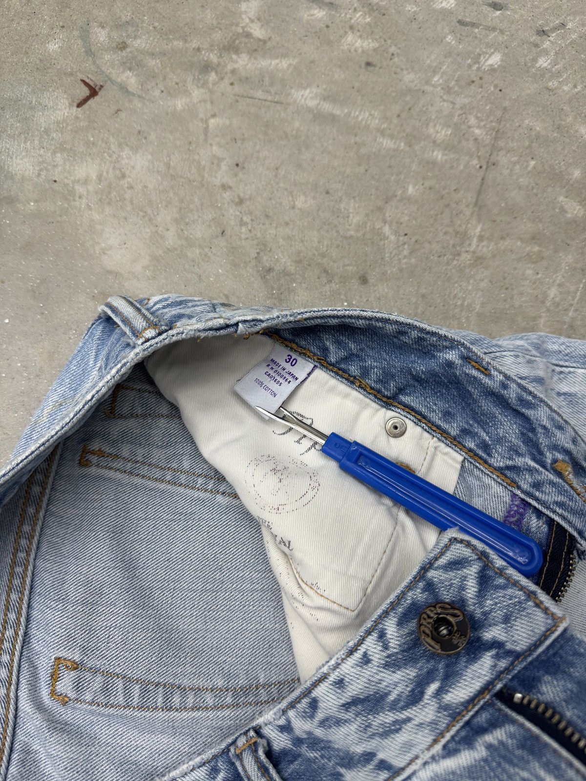 Prps PRPS Distressed Vintage Washed Jeans Size US 30 / EU 46 - 5 Thumbnail