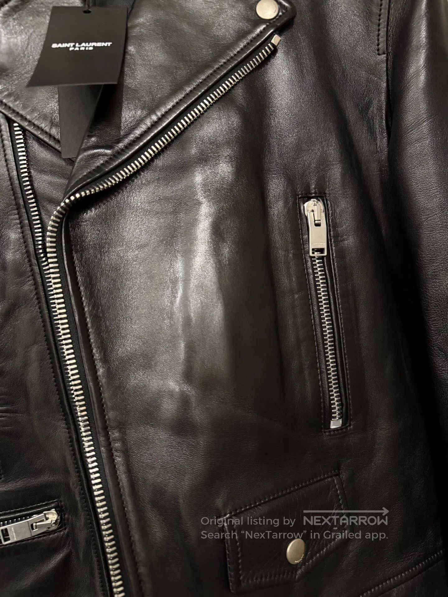 Saint Laurent Paris Saint Laurent L01 Leather Jacket. Size US M / EU 48-50 / 2 - 4 Thumbnail