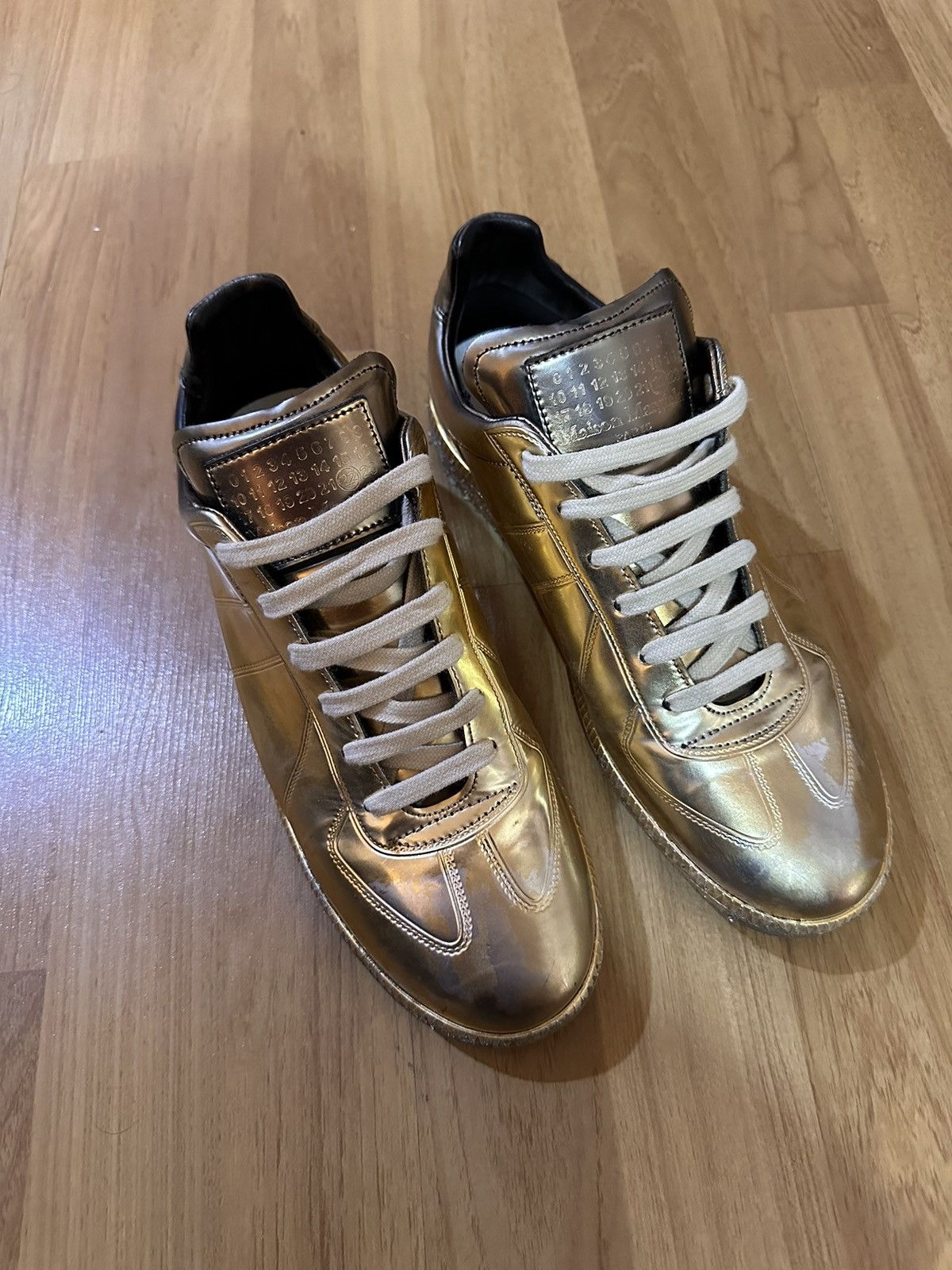 Maison Margiela Maison Margiela GAT Gold Ombre Limited Edition Size US 8 / EU 41 - 3 Thumbnail