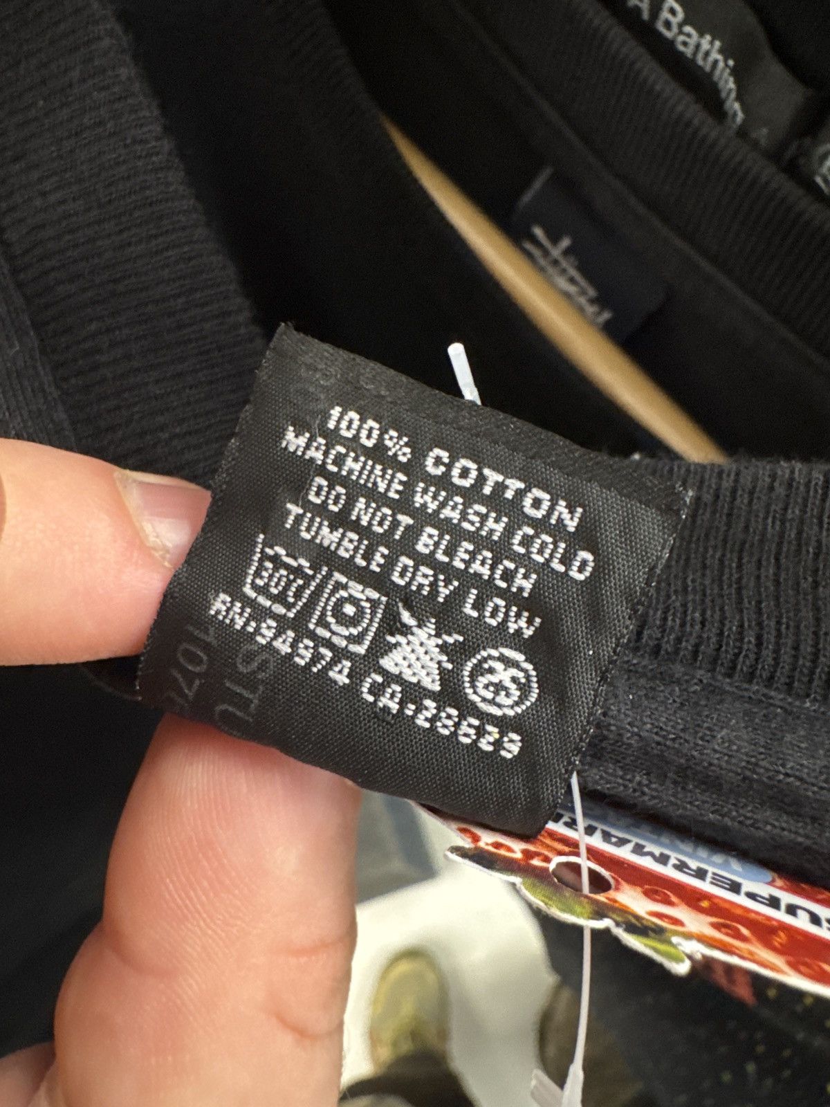Stussy Stussy x Undefeated Vintage Mad Hectic Black Tee Size US XL / EU 56 / 4 - 3 Thumbnail