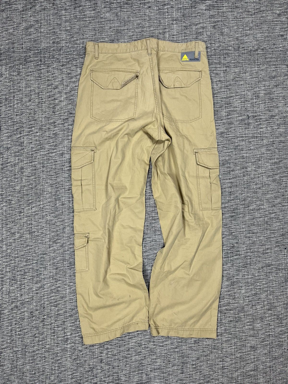 Levi's × Vintage rare y2k Levi’s silvertab baggy Jnco style cargo trousers Size US 36 / EU 52 - 2 Thumbnail