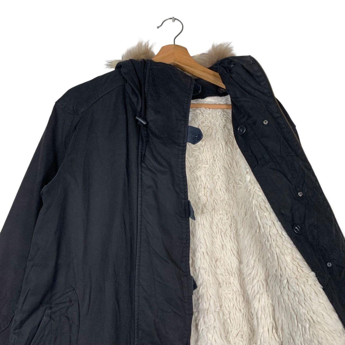 Tsumori Chisato TSUMORI CHISATO Fur Hoodie Sherpa Lined Parka #1280-C58 Size M / US 6-8 / IT 42-44 - 11 Thumbnail
