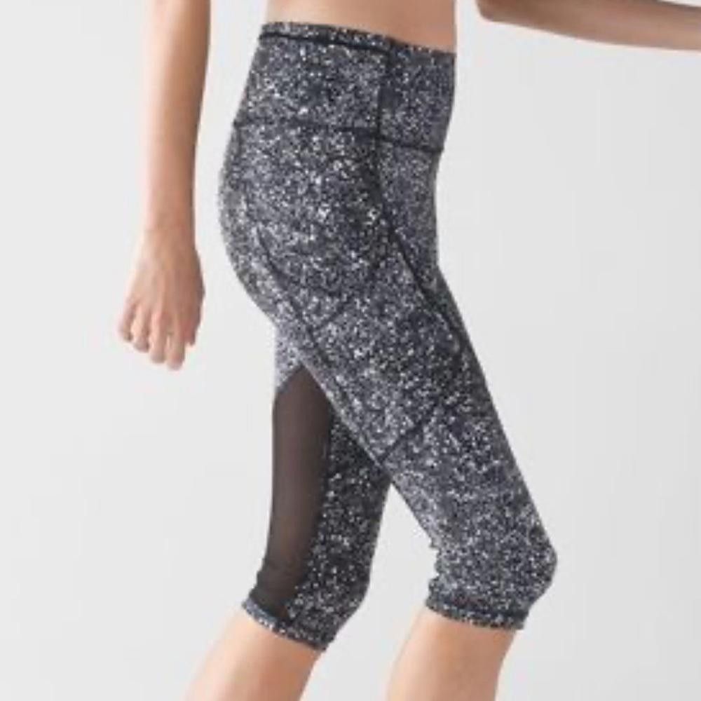 Lululemon lululemon athletica l Outrun Crop Leggings Size 4 Size 27" / US 4 / IT 40 - 1 Thumbnail