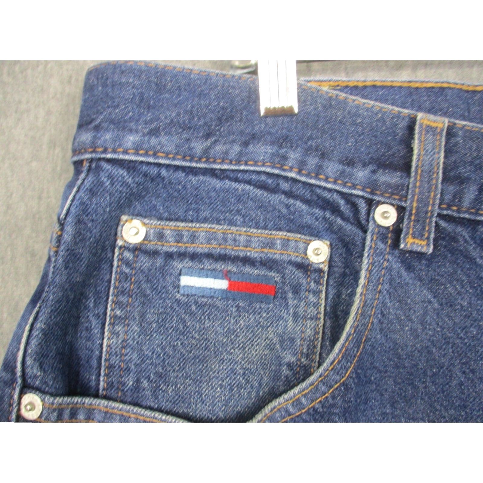 Tommy Hilfiger VINTAGE Tommy Jeans Jeans Mens 36x32 Blue Denim 100% Cotton Y2K 00s Size US 36 / EU 52 - 2 Thumbnail