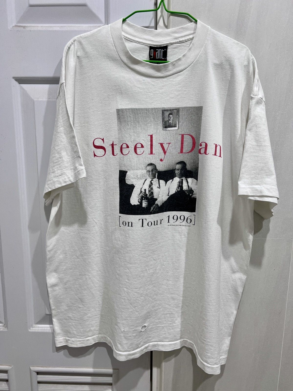 Band Tees Vintage 90s 1996 STEELY DAN Tour Promo Tee XL Giant Size US XL / EU 56 / 4 - 2 Thumbnail