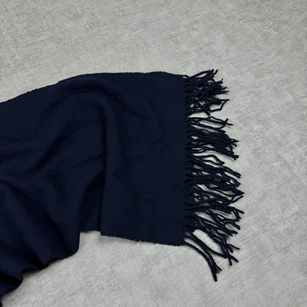 Other Cashmere Navy Scarf Size ONE SIZE - 8 Thumbnail