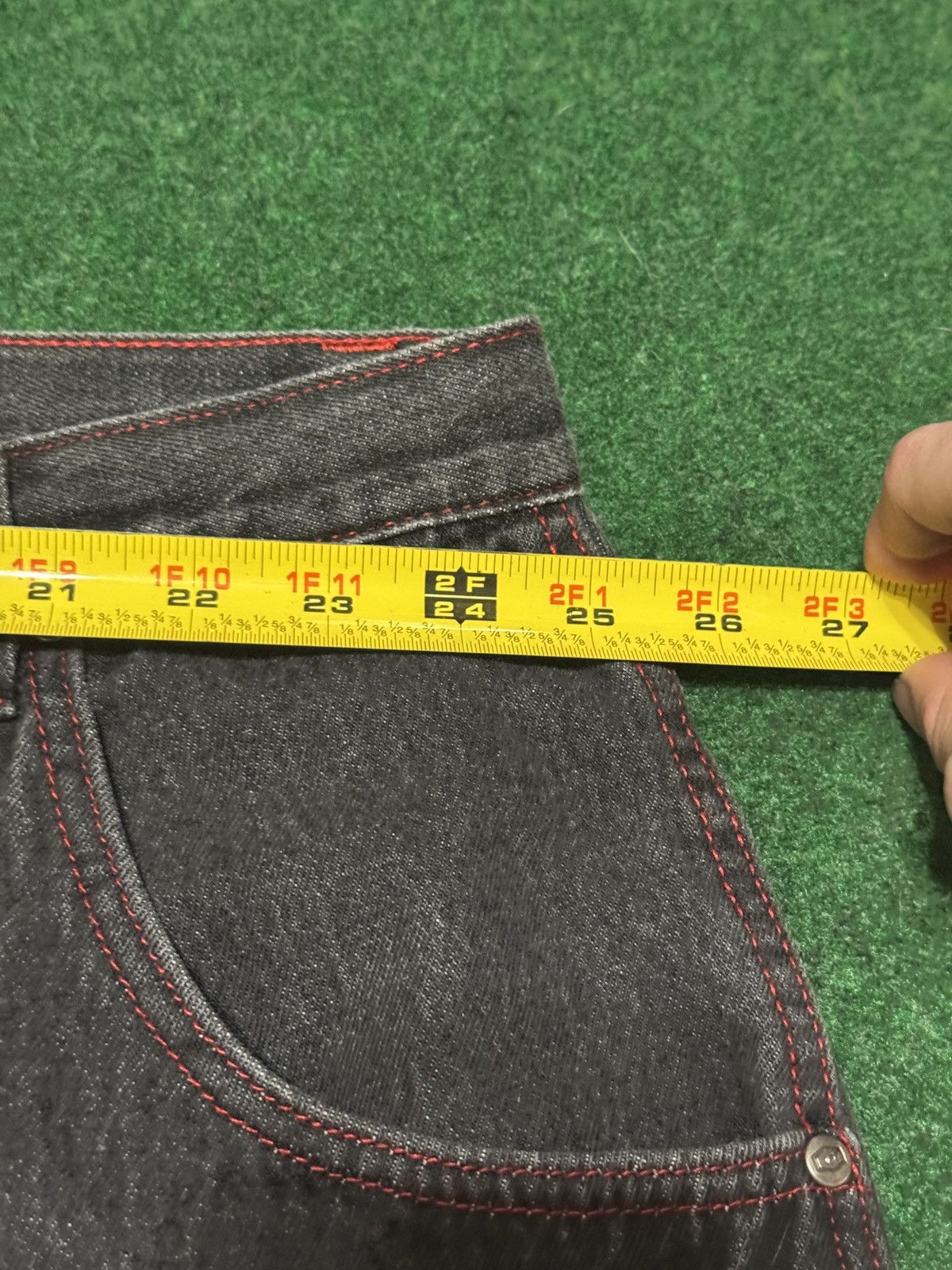 Ecko Unltd. × Southpole Y2K Culture Carpenter Baggy Jorts 52 Black Denim Shorts Size US 44 / EU 60 - 6 Thumbnail