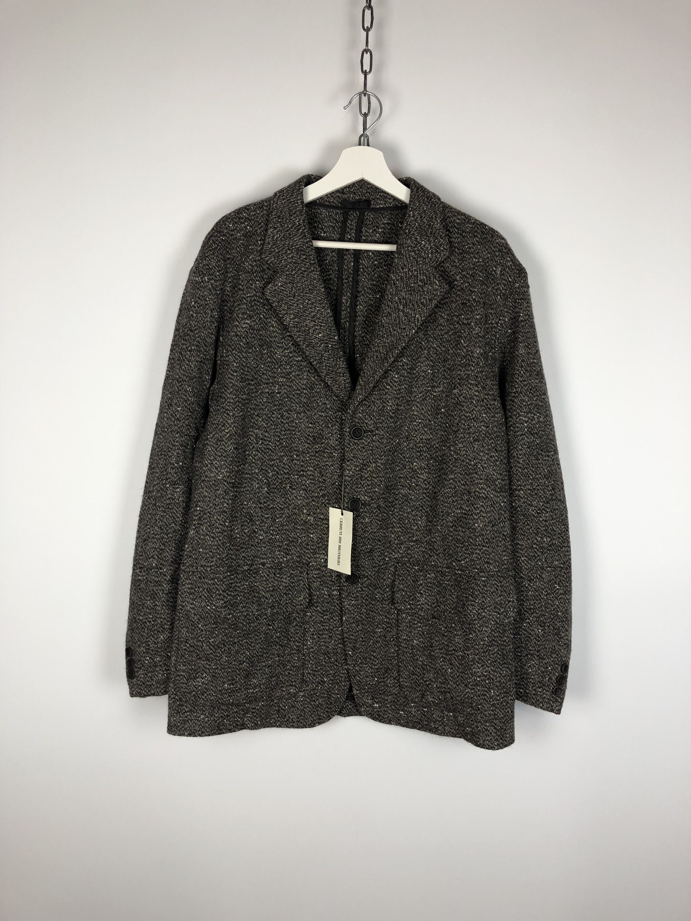 Cerruti 1881 Cerutti 1881 Brothers Wool Blazer Jacket Brown size 50 Size 50R - 1 Thumbnail