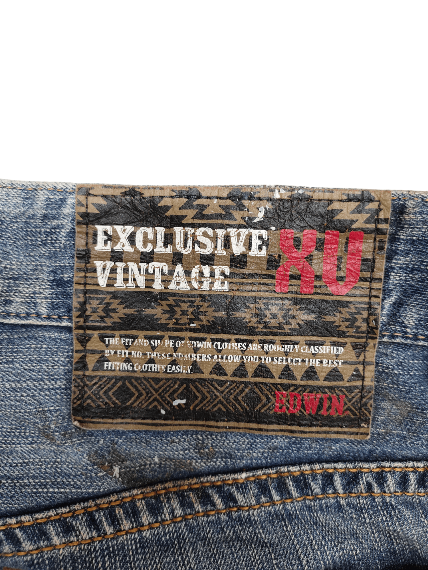 Kapital Vintage Edwin Xv Boro Distress Faded Denim Jean Size US 32 / EU 48 - 15 Thumbnail