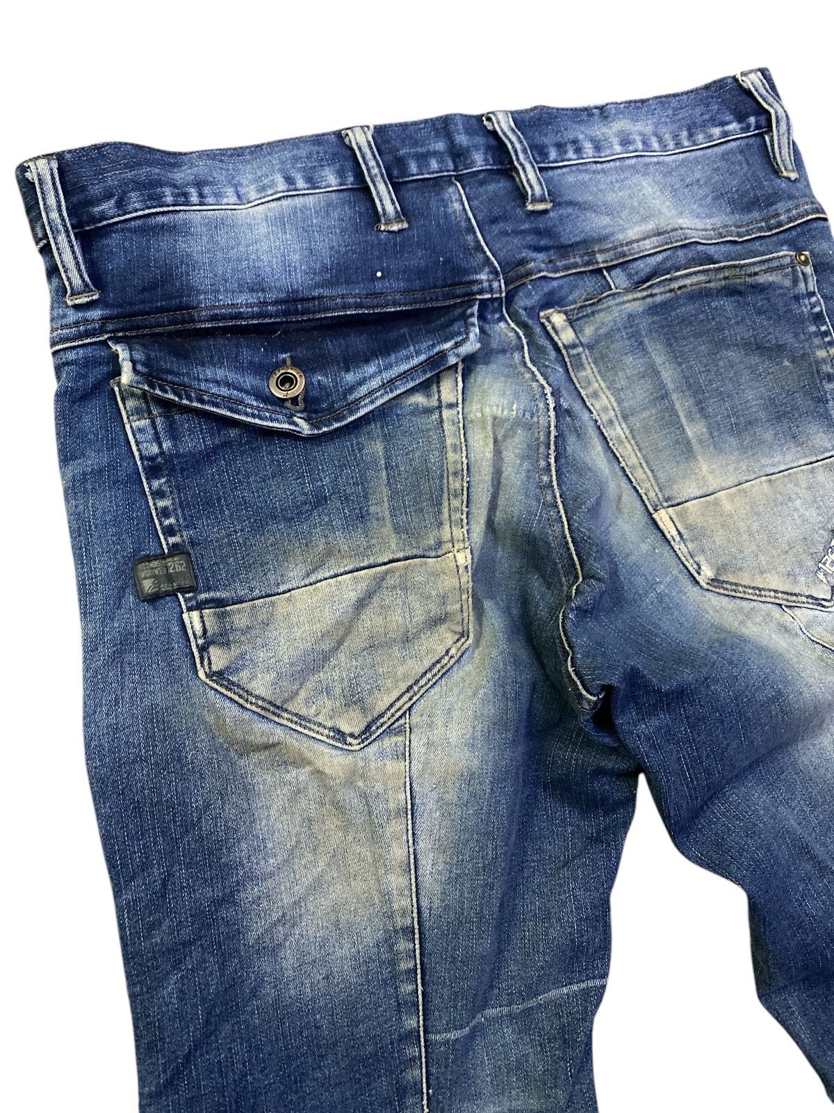 FRONTEER × Japanese Brand I.Z Fronteer Workwear Heavy Cargo Denim Size US 31 - 13 Thumbnail