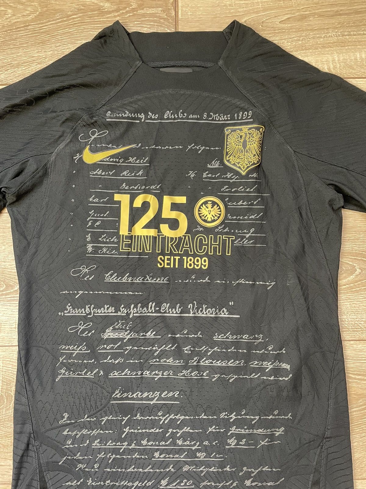 Nike RARE Eintracht 125th Museum Shirt Player Issue Bahoya #19 Size US M / EU 48-50 / 2 - 4 Thumbnail