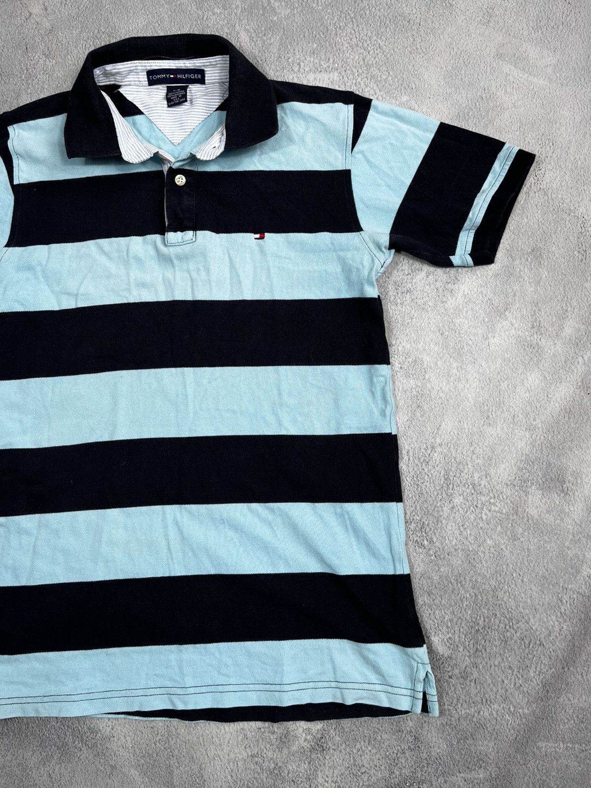 Tommy Hilfiger × Vintage Vintage Y2K Tommy Hilfiger striped polo tee old money L Size US L / EU 52-54 / 3 - 3 Thumbnail