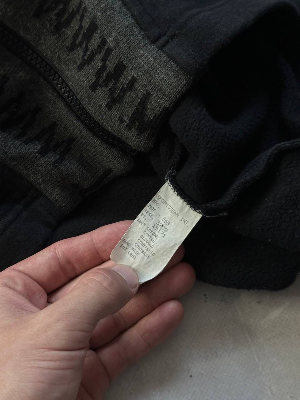 Moschino Moschino Jeans Black Wool Zip Sweatshirt Made in Italy Y2K Size US M / EU 48-50 / 2 - 10 Thumbnail